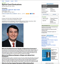 spinal cord contusions, high impact motor vehicle accidents